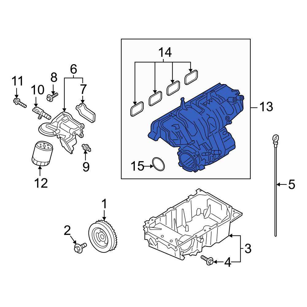 Manifold Assembly Exhaust - LB5Z9424A